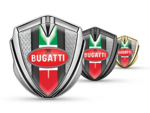 Bugatti Emblem Auto Abzeichen Tuning Inspiriert Glanz Metall